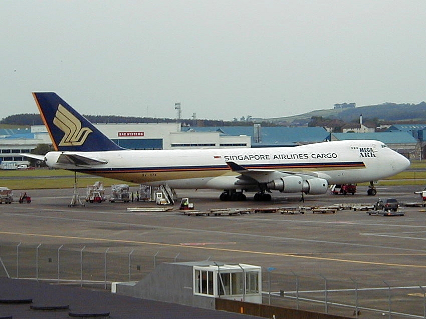 Singapore Airlines B747-412F - 9V-SFA @ PIK (28 July 2001)