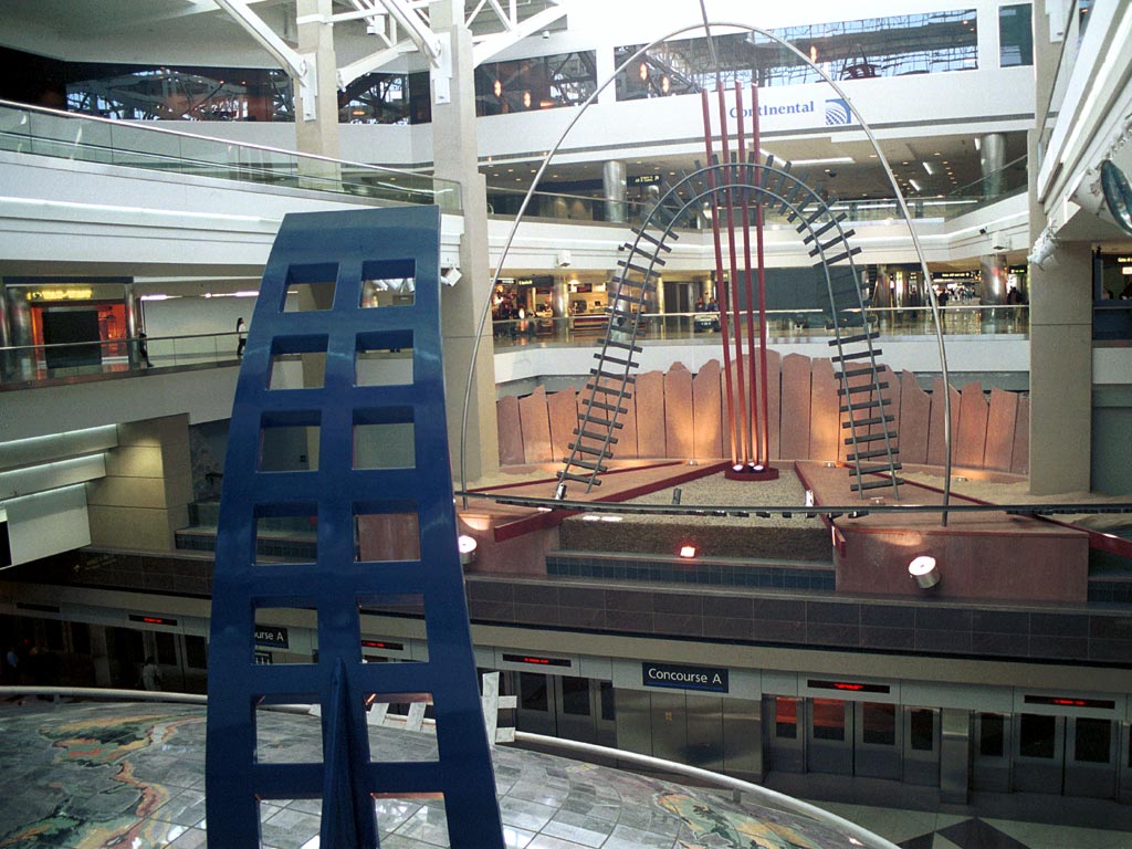Denver Airport - Interior of Concouse A (2 May 2002)
