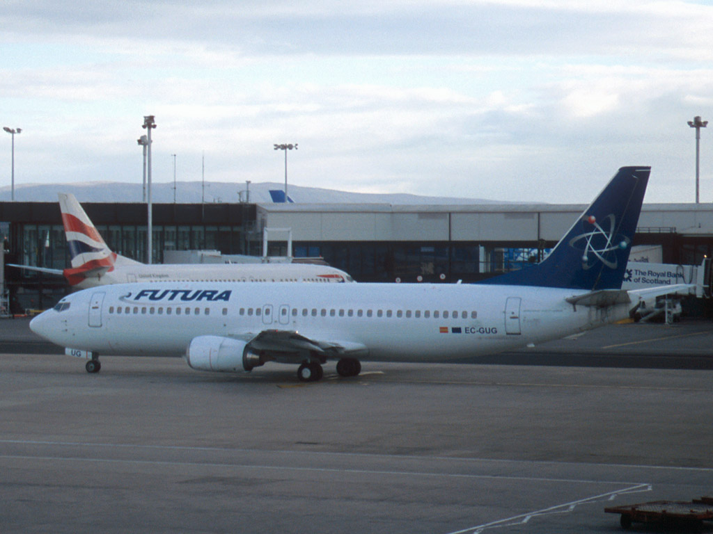 Futura Airlines Boeing 737-4S3 @ GLA (4 October 2003)