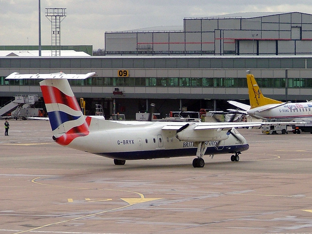 BA Citiexpress DHC-8-311B - G-BRYX @ MAN (6 April 2004)