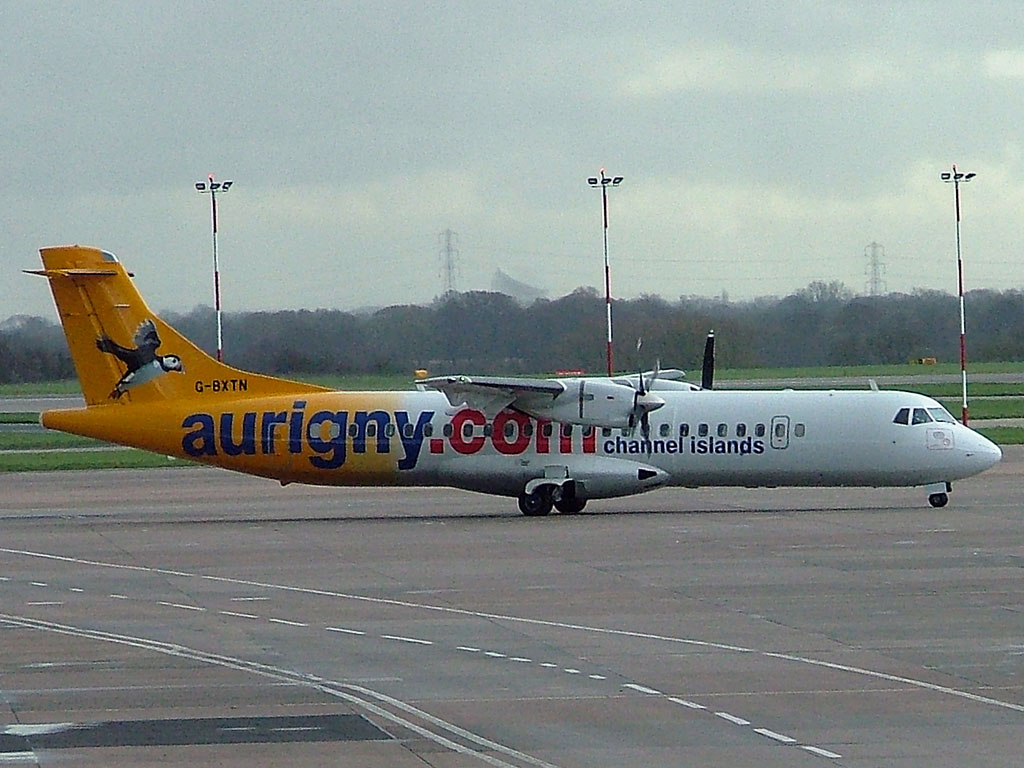 Aurigny Air Services ATR 72-202 - G-BXTN @ MAN (6 April 2004)