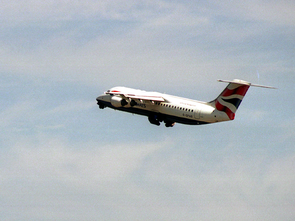 BA Citiexpress BAe Avro RJ100 - G-CFAD @ MAN (15 July 2003)