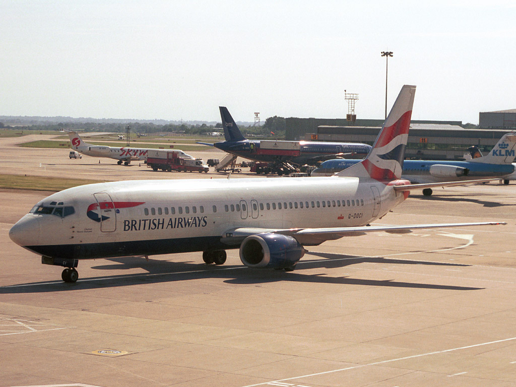 British Airways Boeing 737-436 - G-DOCI @ MAN (15 July 2003)