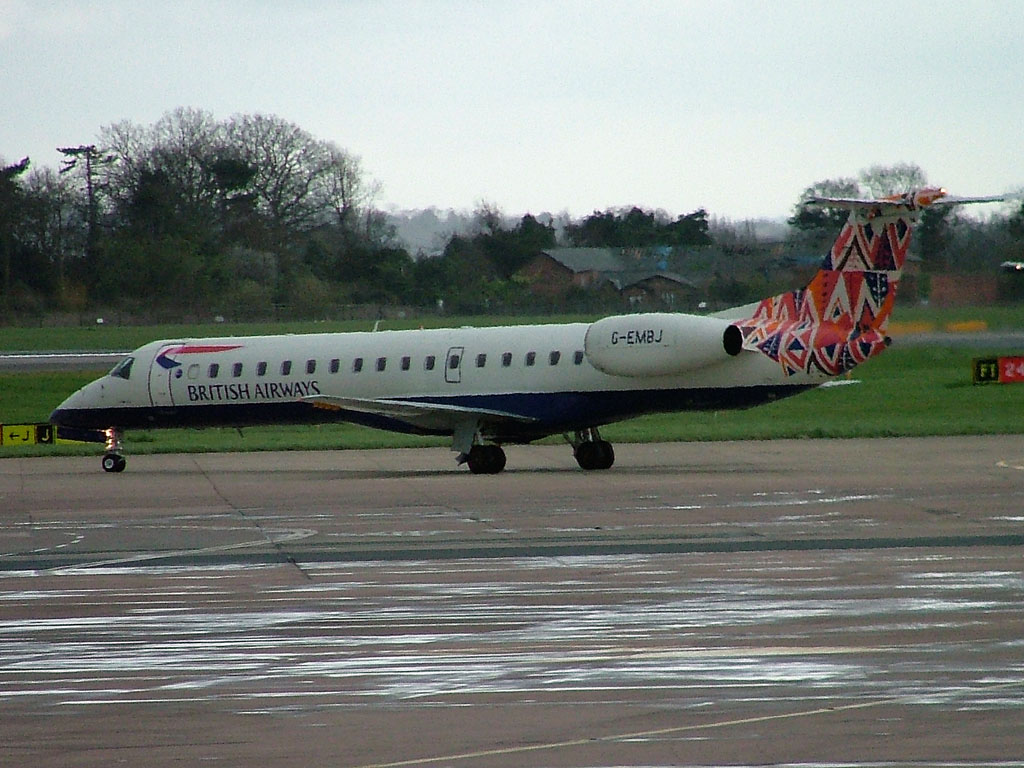 BA Citiexpress ERJ145EU - G-EMBJ @ MAN (6 April 2004)
