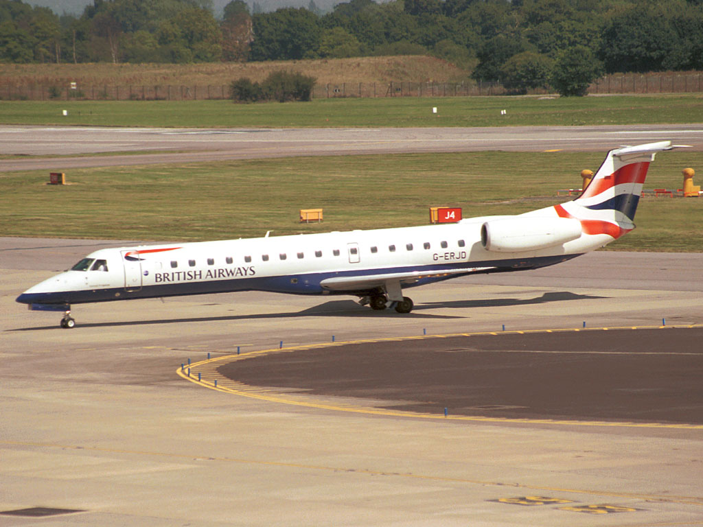 BA CitiExpress Embraer 145EP - G-ERJD @ MAN (15 July 2003)