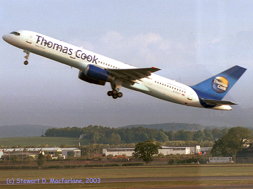 Thomas Cook Boeing 757-204 - G-FCLF @ GLA (15 May 2003)