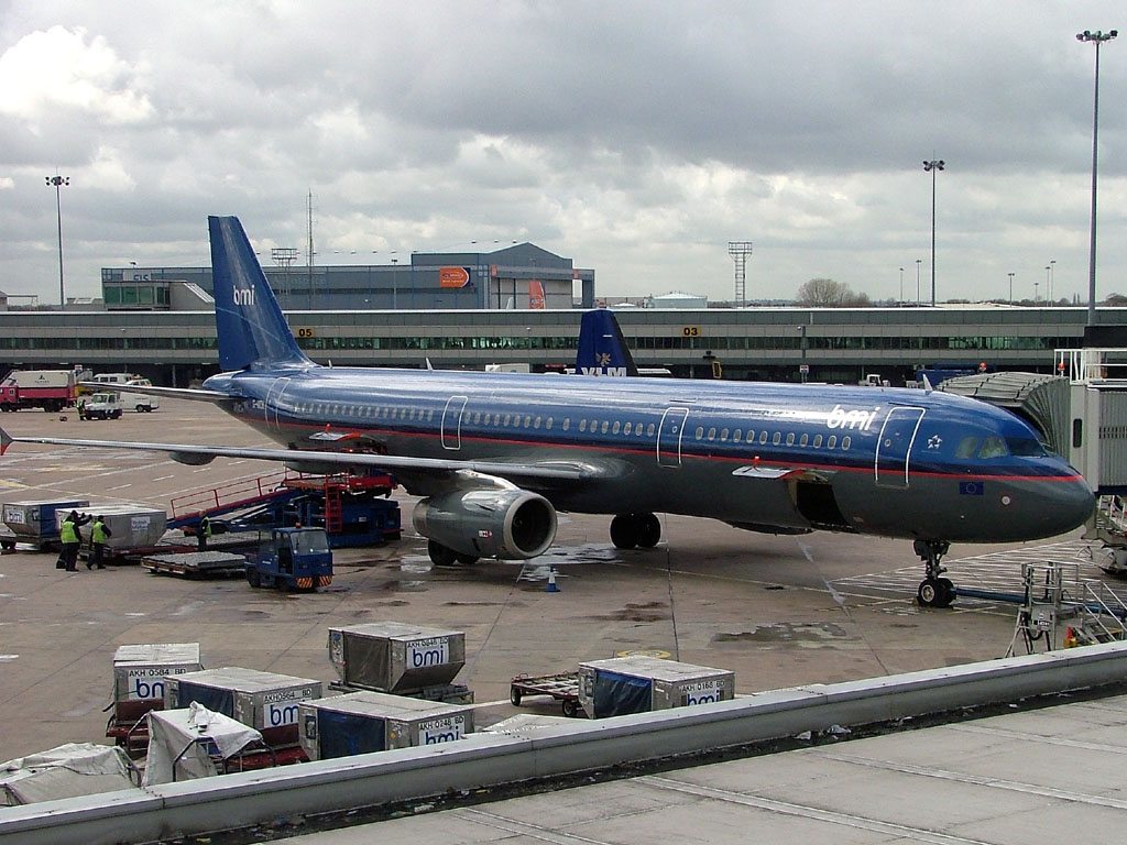 6 April 2004 (1422) bmi British Midland G-MIDK on Stand 18 at MAN