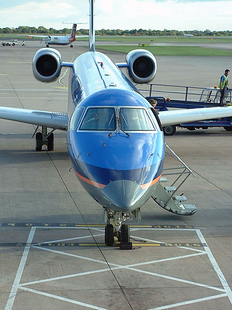 bmi British Midland ERJ145 G-RJXB @ MAN (23 September 2003)