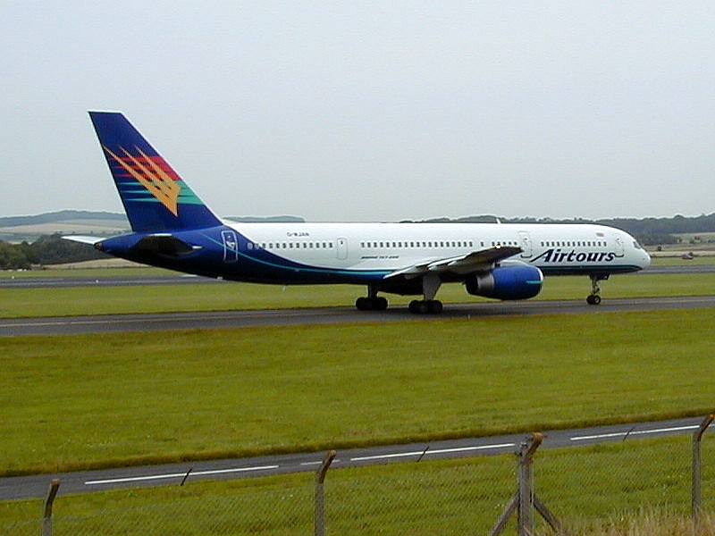 Airtours B757-21K - G-WJAN @ PIK (28 July 2001)
