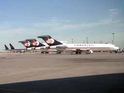 Cargojet B727 C-FCJU with C-FCJP behind