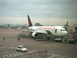 21 October 2001 - B762 C-GAVA on Stand 29 at MAN