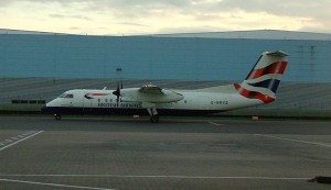 G-BRYZ at SOU after pushback from Stand 3