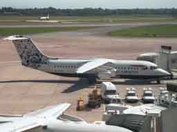 15 July 2003 (15:20) G-BXAR on stand 48 @ MAN