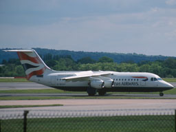 15 May 2003 (1334) G-BZAY taxiing at MAN