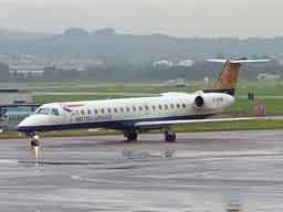 08:05 - G-EMBI taxiing in to stand 20 after landing from SOU