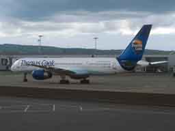 5 June 2003 (1727) G-FCLI taxiing to stand 28 at GLA
