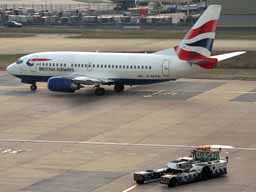 British Airways Boeing 737-59D - G-GFFD @ LGW (2 October 2003)