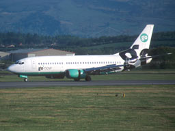 15 May 2003 (0751) G-IGOF landing on Rwy 23 at GLA