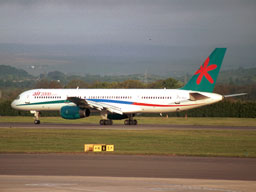 15 May 2003 (0636) G-OOOY landing on Rwy 23 at GLA