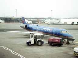 7 August 2003 (0615) bmi British Midland G-RJXD on stand 16 at Glasgow following an overnight stop