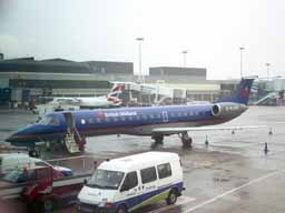 bmi British Midland Embraer ERJ145EP; c/n 145-207 on Stand 17 at MAN