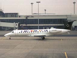 4 September 2002 (0946) bmi British Midland G-RJXK taxiing to runway 05 from Stand 24 for a morning departue from Glasgow