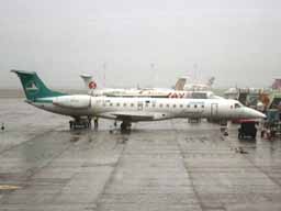 Luxair ERJ145EP; c/n 145-135 on Stand 07 at MAN