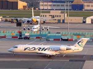 S5-AAE approaching stand 54 at LGW(N)