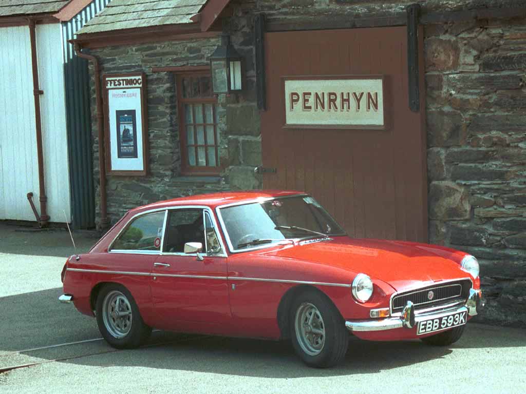 MGB GT at Penrhyn