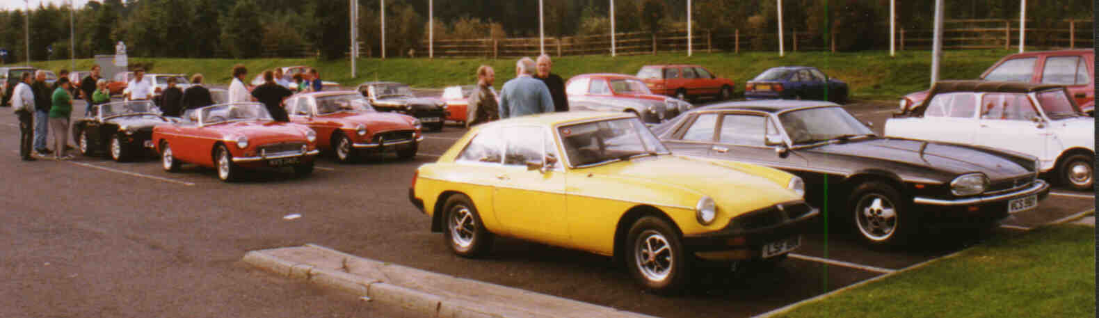 Ayrshire MGOC cars (including friends) at Happendon